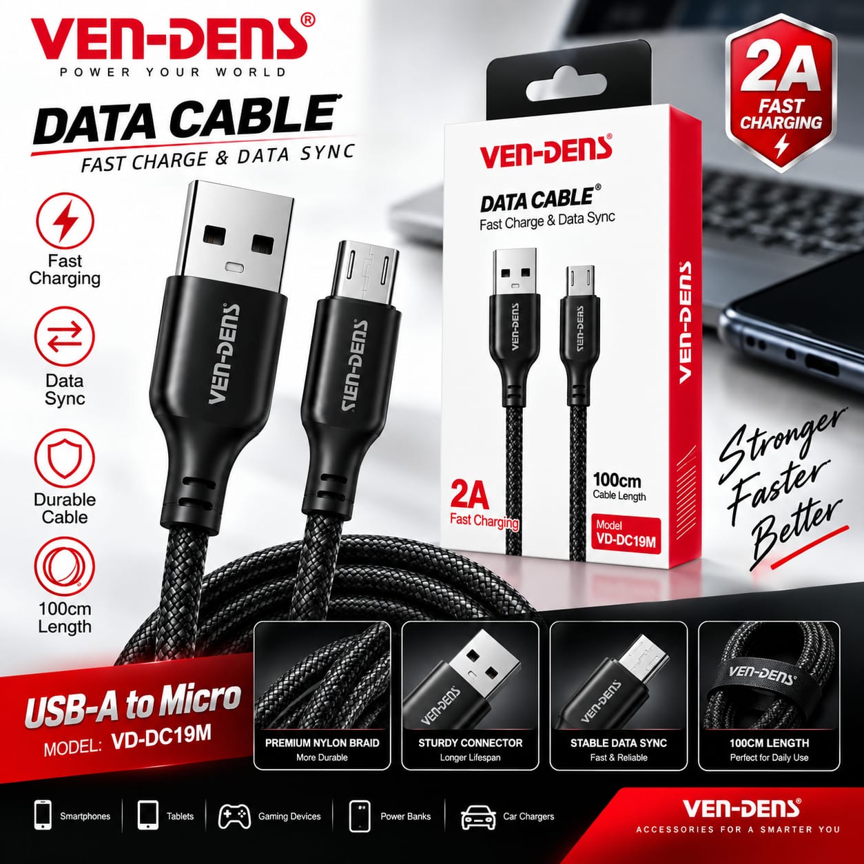 USB to Micro USB Cable
